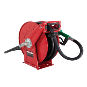Carretes con manguera de diesel